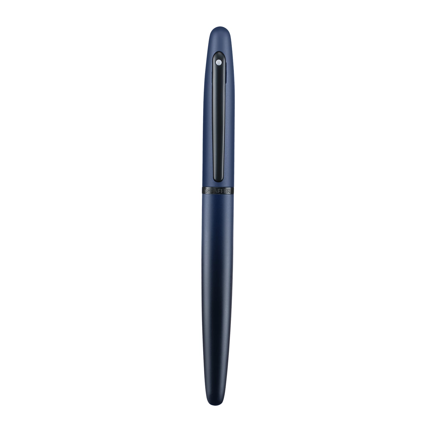 Sheaffer VFM 9429 Matte Blue Fountain Pen with Matte Black Trims.