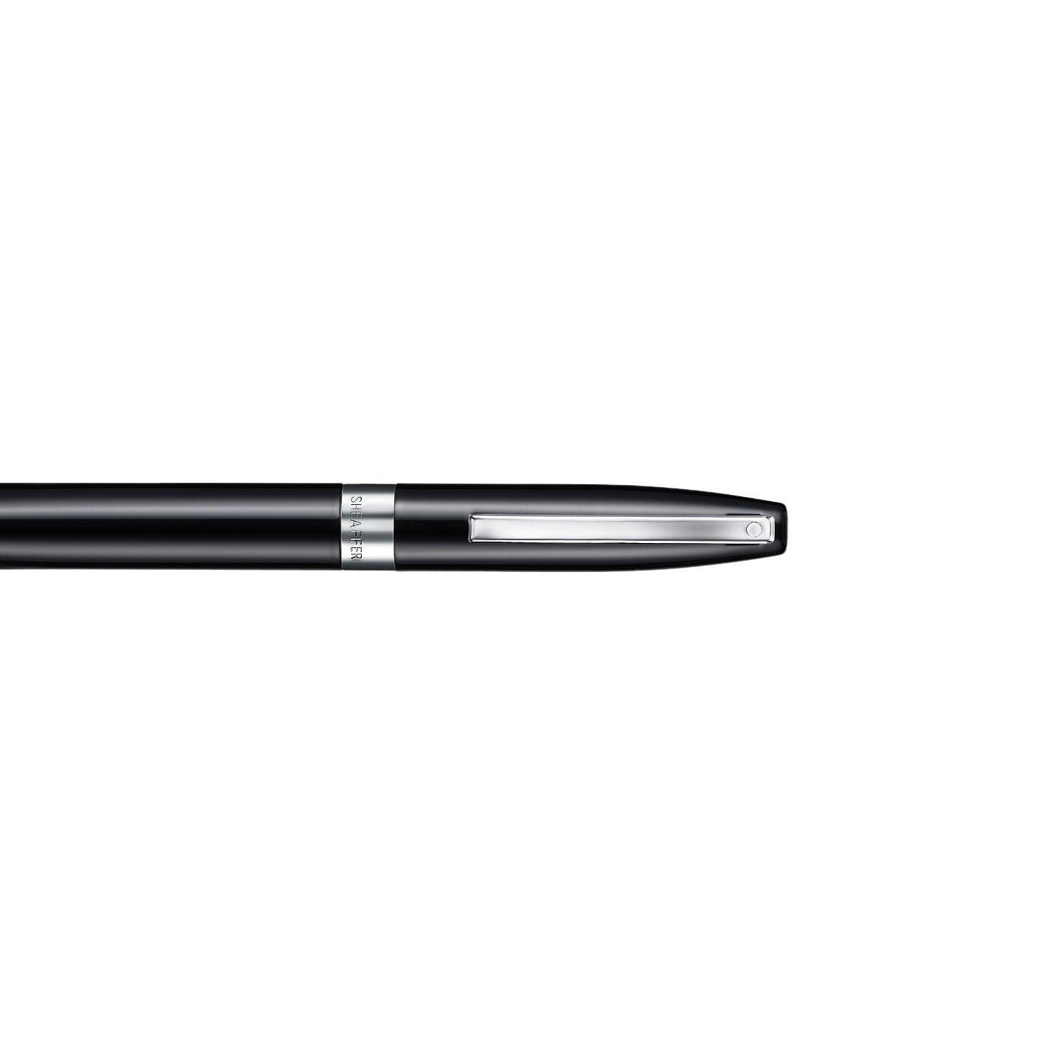 Sheaffer Legacy 9064 Glossy Black Ballpoint Pen with Chrome-Plated Trims.
