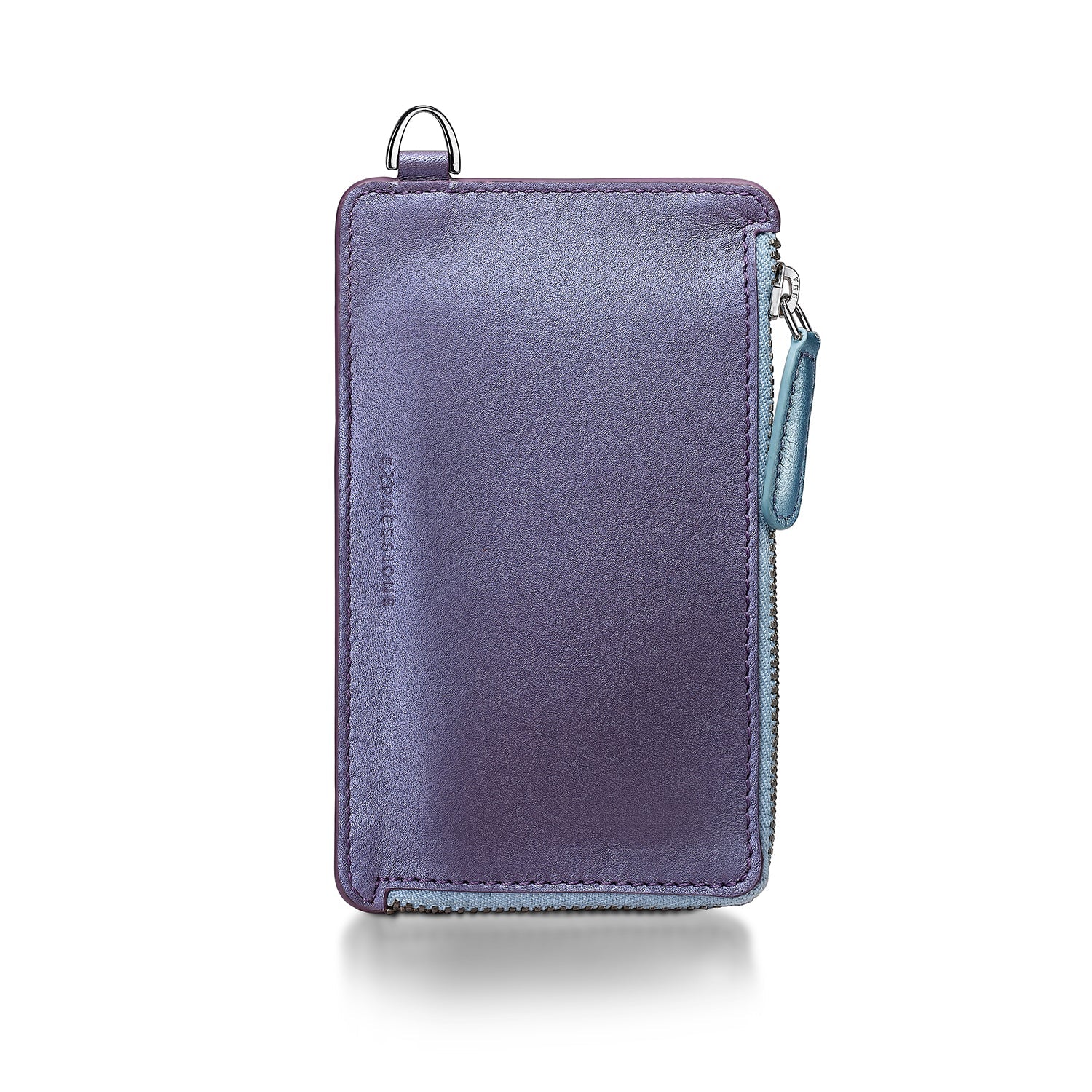 Sheaffer Gift Set ft. Expressions VFM 9430 Blue and Purple Pearlised Gradient Ballpoint Pen with Genuine Leather Card Case.