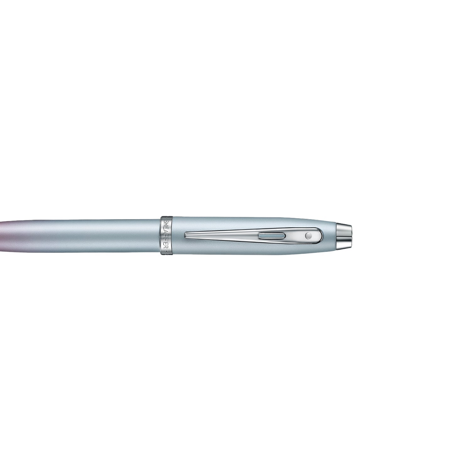 Sheaffer Gift Set ft. Expressions 100 9376 Blue and Pink Pearlised Gradient Ballpoint Pen with Chrome-plated Trims and Small Notebook.